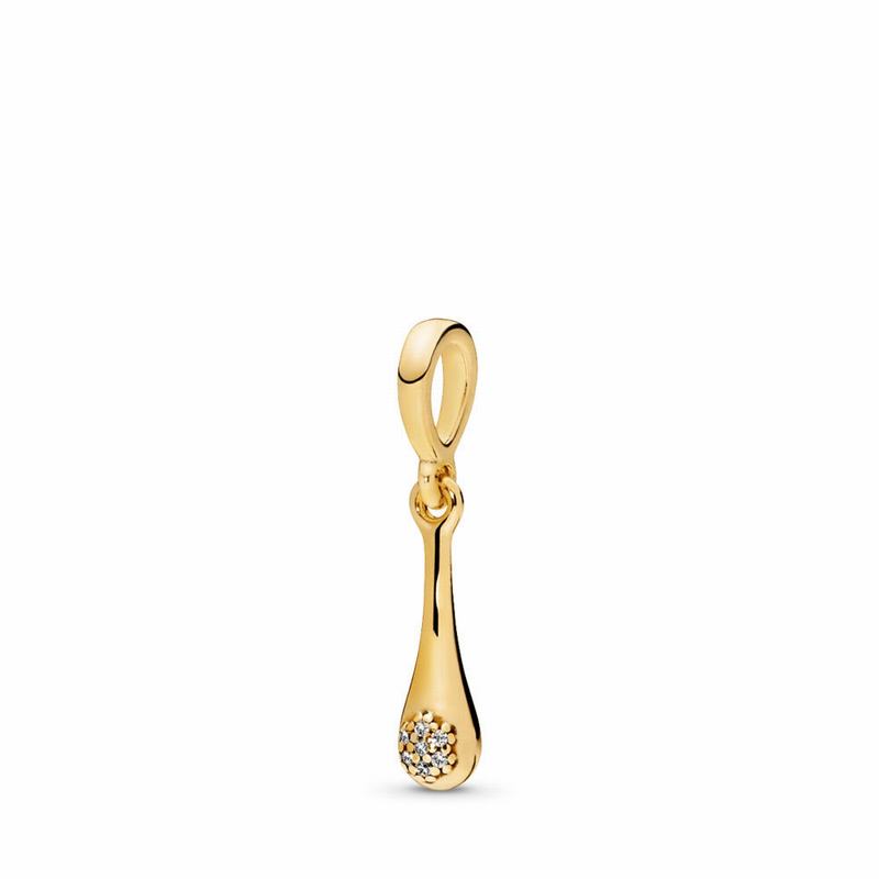 Pandora Shine™ Modern LovePods™ Pendant Online NZ, 18ct Gold Plated (603841-JWG)